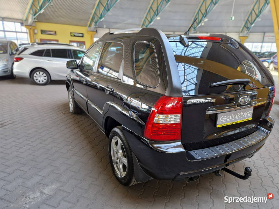 Kia Sportage OPIS 4X4 W podanej roczna gwarancja czarny śląskie Mysłowice