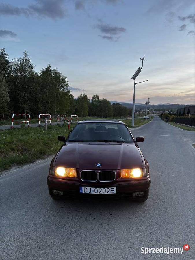 BMW E36 compact Faltdach wiśniowy