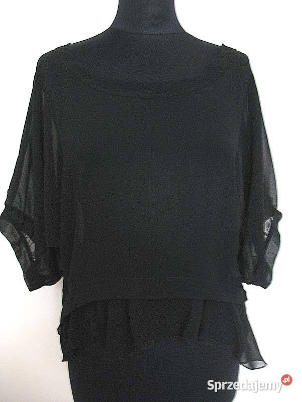 TOP BLUZKA SZYFON 38 40 Tanio biust 100 Bez wzoru Siedlce