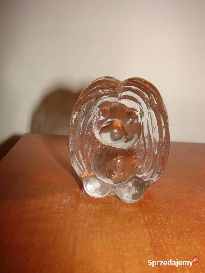 Troll przycisk do papieru Bergdala Porcelana i szkło