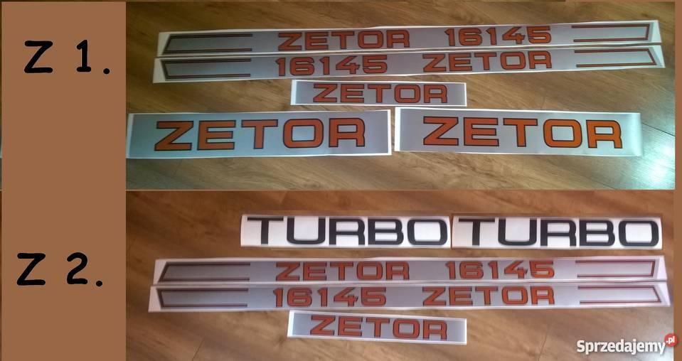 Naklejki Zetor 16145 12045 10111 Pozostałe sprzedam