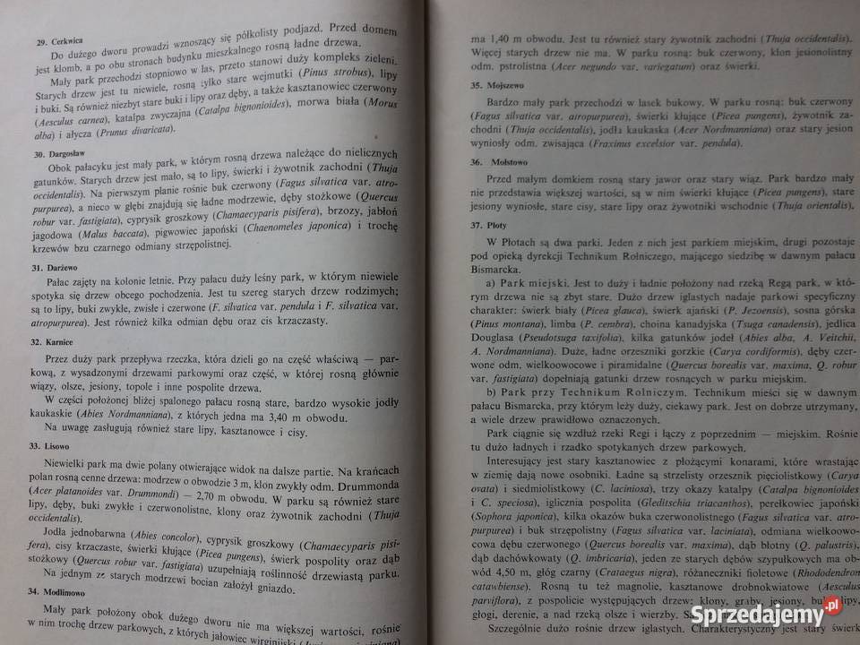 3031 Parki Wiejskie Województwa Szczecińskiego Szczecin sprzedam