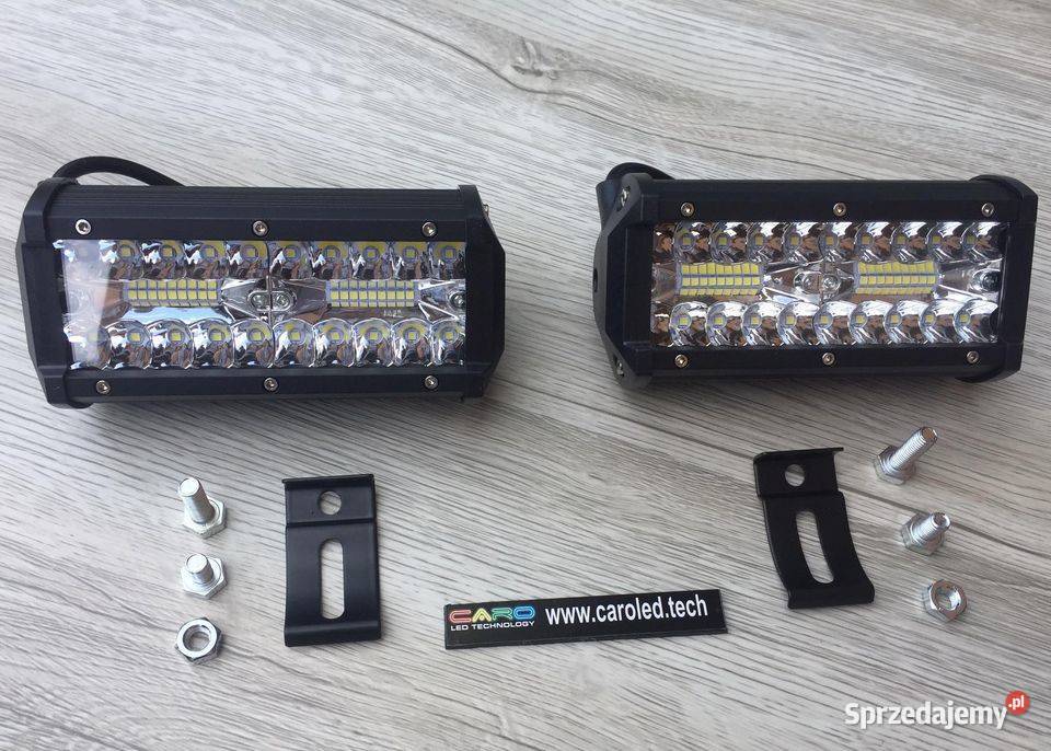 Lampa robocza halogen 72W 1224V dalekosiężna LED Oświetlenie Pomiechówek