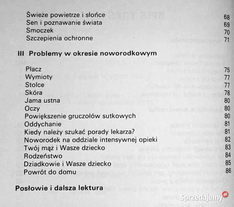 Opieka noworodkiem Tomasz Sioda Pozostałe lubelskie Chełm sprzedam