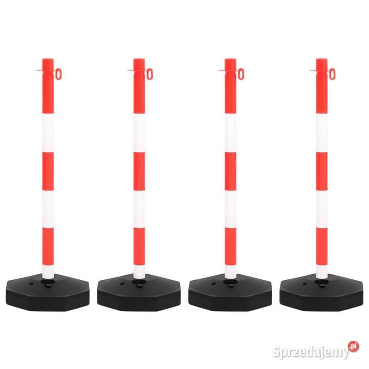 vidaXL Zestaw słupków z 10metrowym plastikowym Warszawa