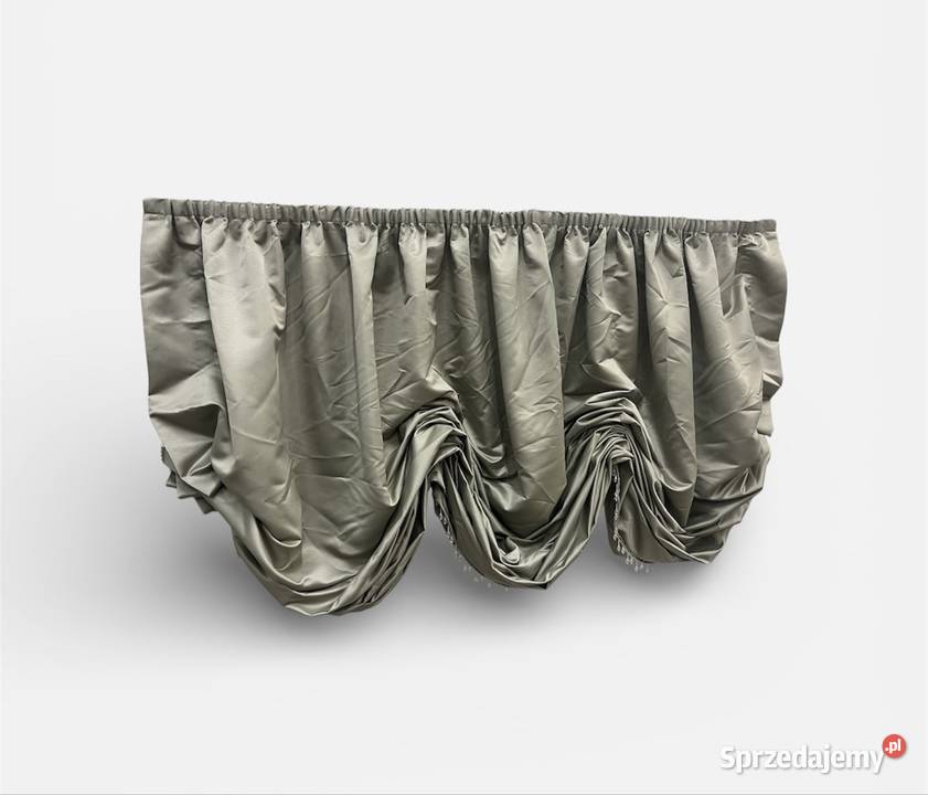 Zasłona rzymska austriacka drapowana koraliki Białe Błota