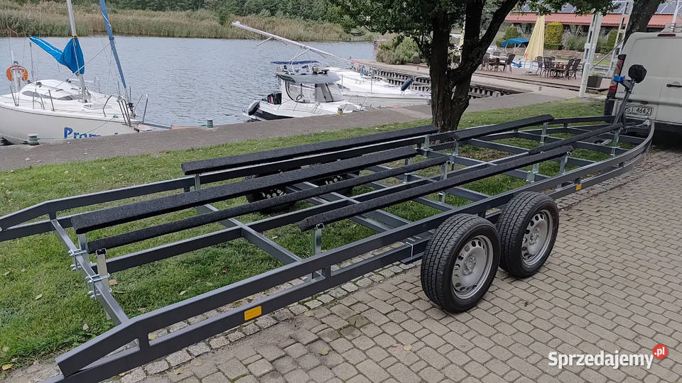 Przyczepa podłodziowa portowa dwuosiowa 9m 35dmc mazowieckie Wyszków