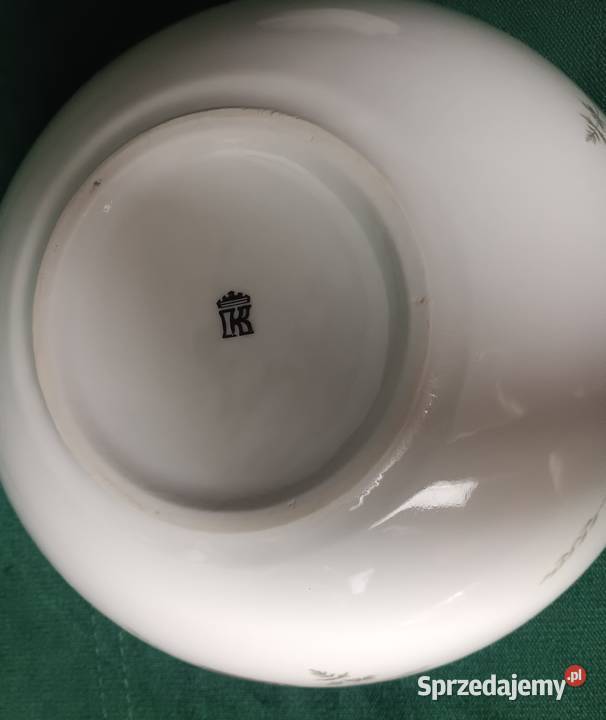 Misa porcelanowqa KPM Krister mid century modern małopolskie Zbylitowska Góra