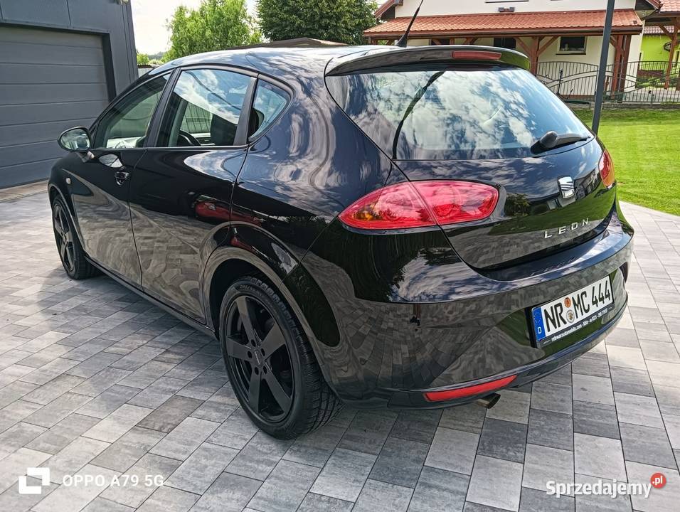 Seat Leon 2 FL 2009r 14 MPI Czarny Metalik podkarpackie Jasło