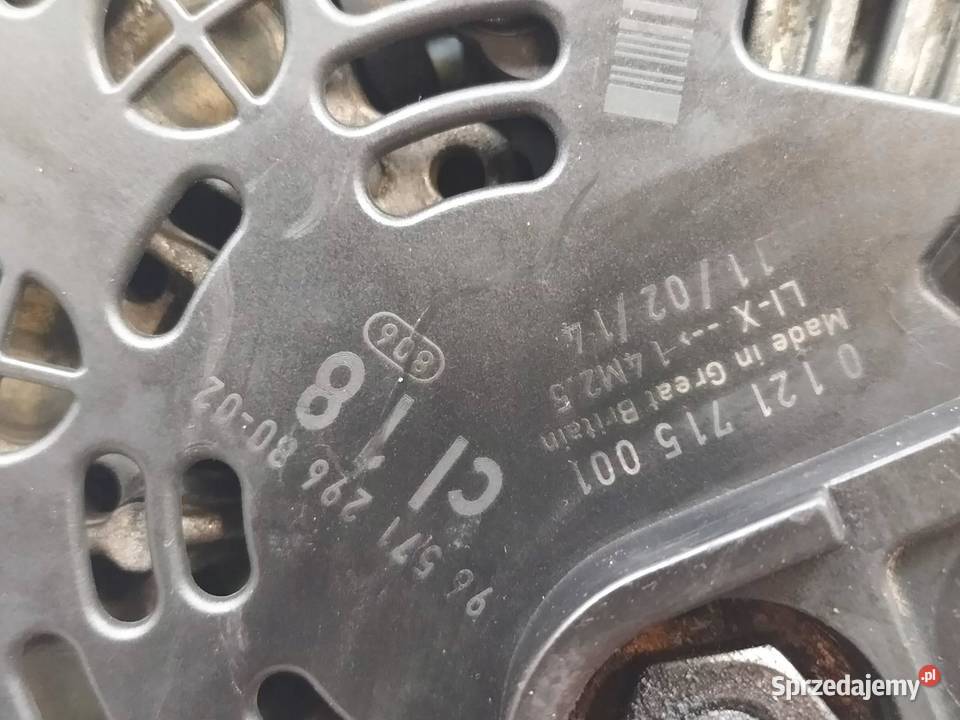 ALTERNATOR 0121715001 9657139680 27 HDI Peugeot sprzedam