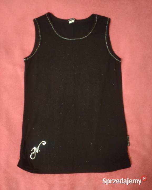 Nowa czarna koszulka bokserka Wójcik 152 Wrocław