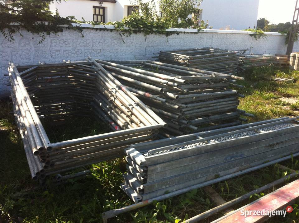 Rusztowanie elewacyjne 3187 m2 używane 514x62 m Stare Siołkowice
