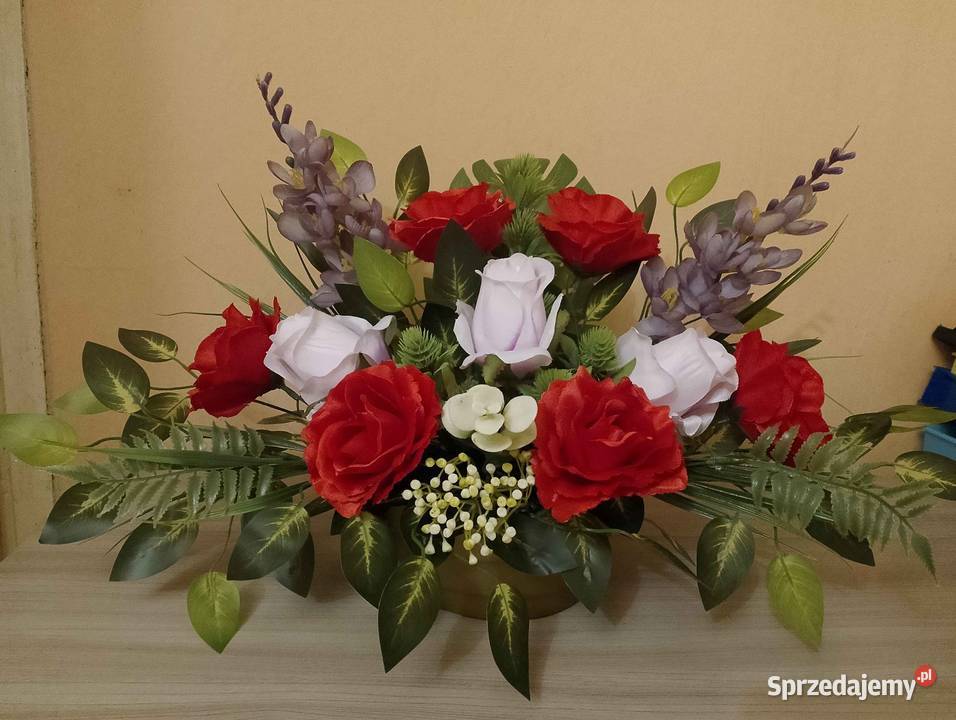 Stroik na cmentarz wielokolorowy świętokrzyskie Jędrzejów