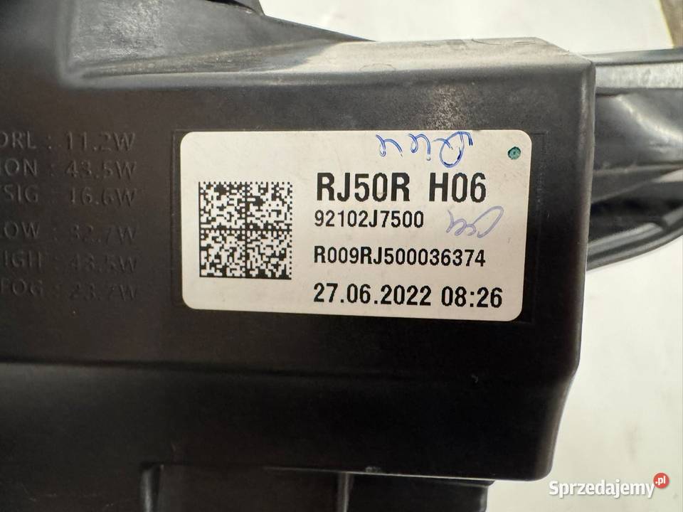 Lampa prawa Kia Ceed III CD Full LED J792111020 Inowrocław