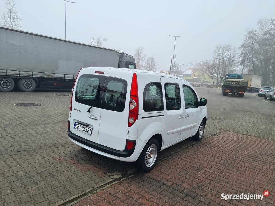 FVAT 23Renault Kangoo 2012r 15 dCi 90 5 osób diesel Samochody osobowe śląskie Bujaków