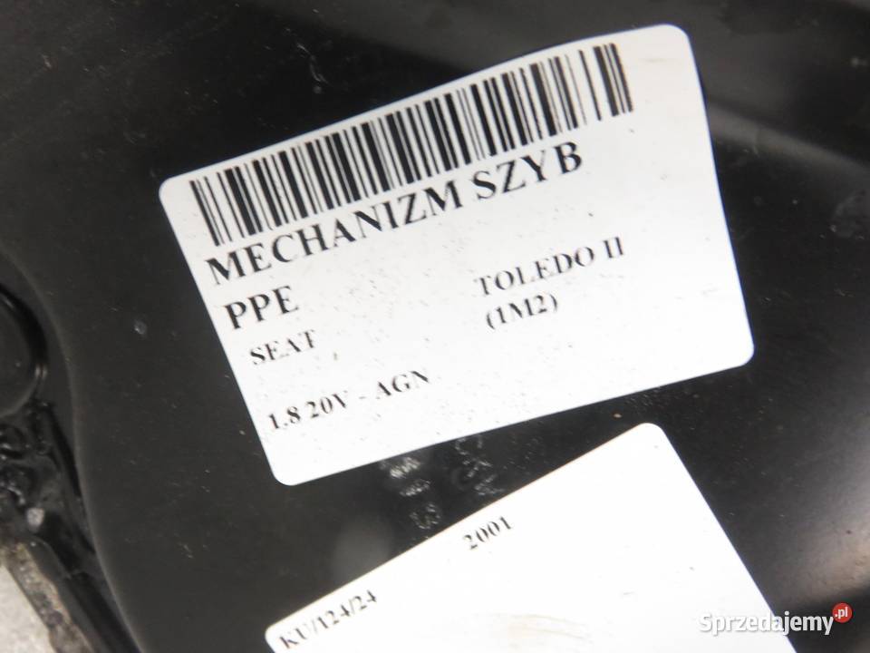 PODNOŚNIK SZYBY PRAWY PRZEDNI SEAT TOLEDO II Mechanizmy opuszczania szyb małopolskie