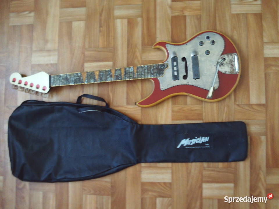 Stara zabytkowa gitara elektrycznaMUZA