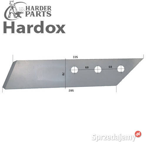 Dłuto 100hektarów HARDOX 622010P części do pługa Suwałki