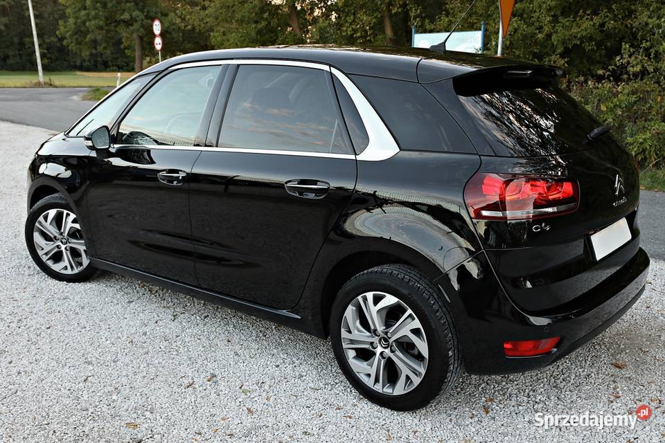 Czarne C4 Picasso Nawigacja Kamera ALU 17 Raty mazowieckie Gostynin