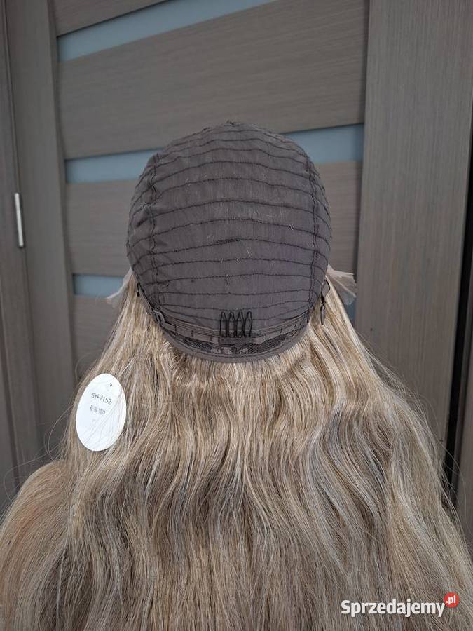 Długa kręcona blondynka Ombre koronkowa peruka z Galanteria i dodatki Malbork sprzedam