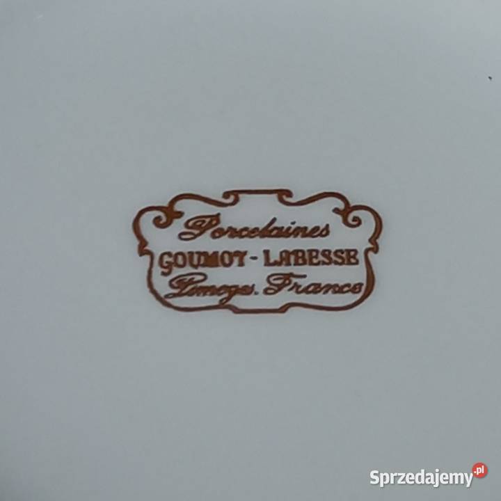 Porcelanowy pojemnik apteczny sygnowany Limoges Warszawa