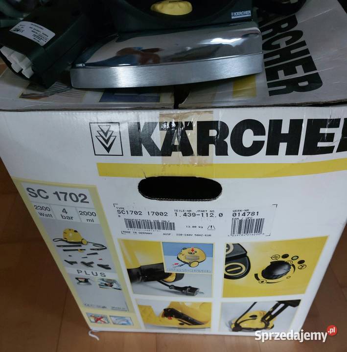 Karcher SC 1702 Odkurzacz parowy z żelazkiem Kęty