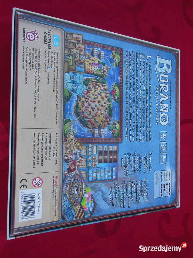 Gra planszowa Buranowyspa kolorów Wrocław