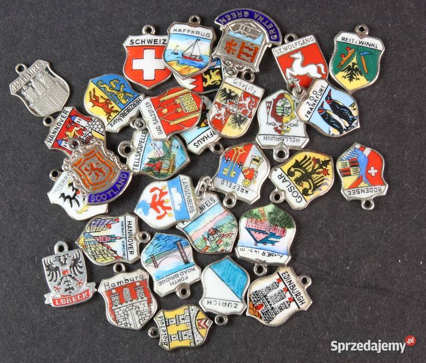 NIEMCY LANDY SREBRNE HERBY zestaw 30 K70 Warszawa sprzedam