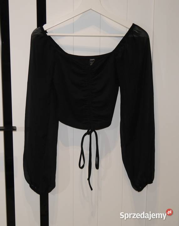 Shein fajna krótka bluzka wiązanie 34 XS Moda i Styl Wrocław sprzedam