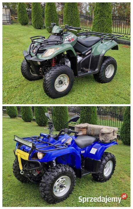 Yamaha Grizzly 350 4x412Kymco MXU 250 2x4 Kościelisko sprzedam