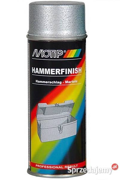 Lakier młotkowy Motip szary 400 ml 04014 Kabina i karoseria Kamionna