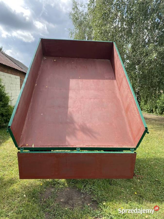 Przyczepka rolnicza wywrotka jednoosiowa Przyczepy rolnicze łódzkie Wolbórz sprzedam