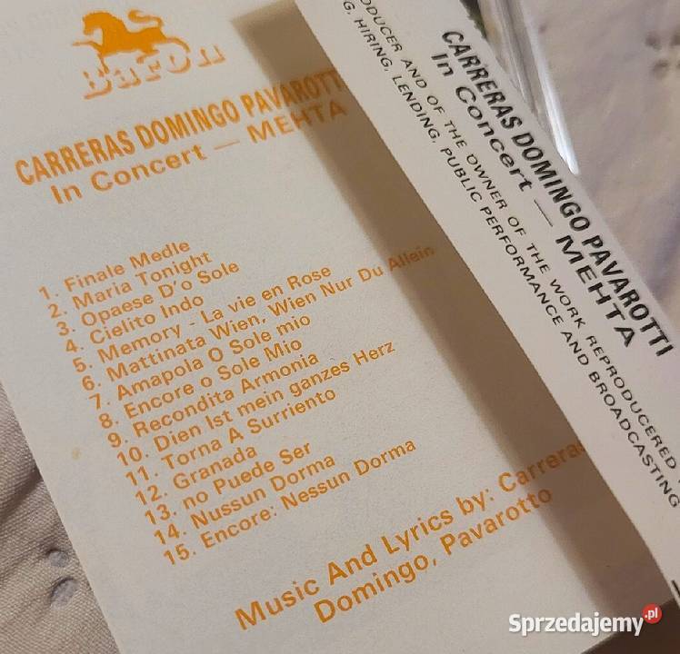 Luciano Pavarotti dwie kasety w jednej w stanie sprzedam