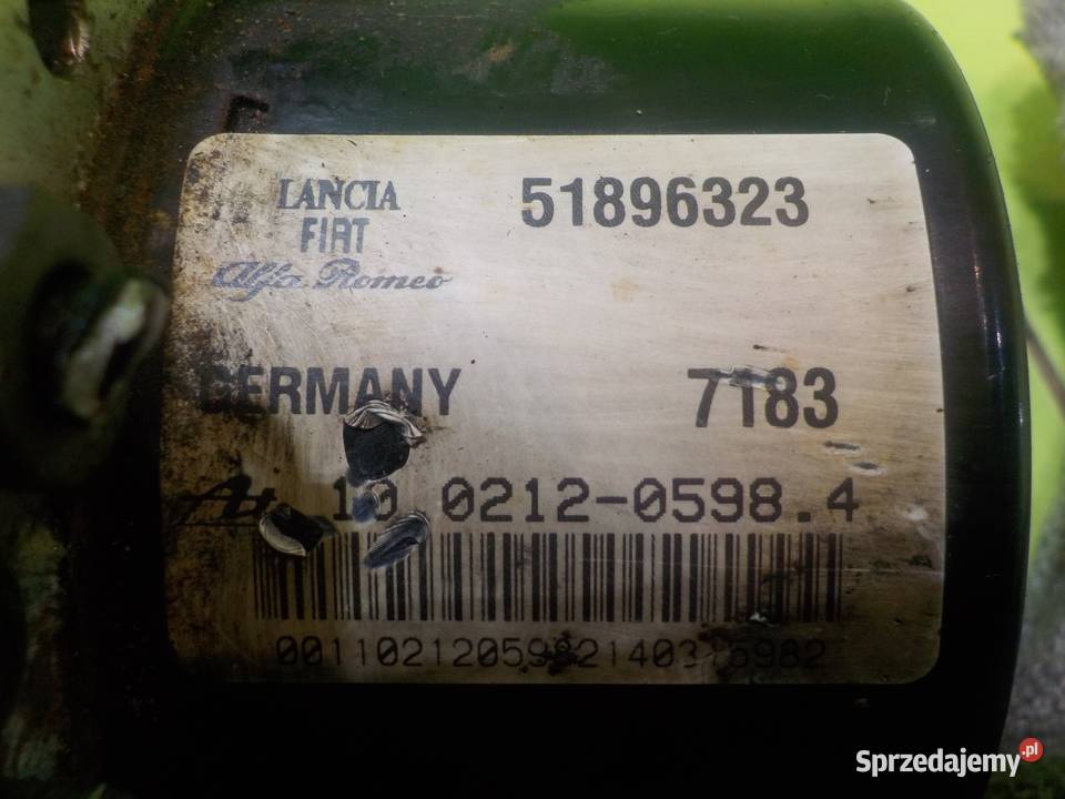 ALFA ROMEO GIULIETTA 11r 5D pompa ABS 51896323 mazowieckie sprzedam