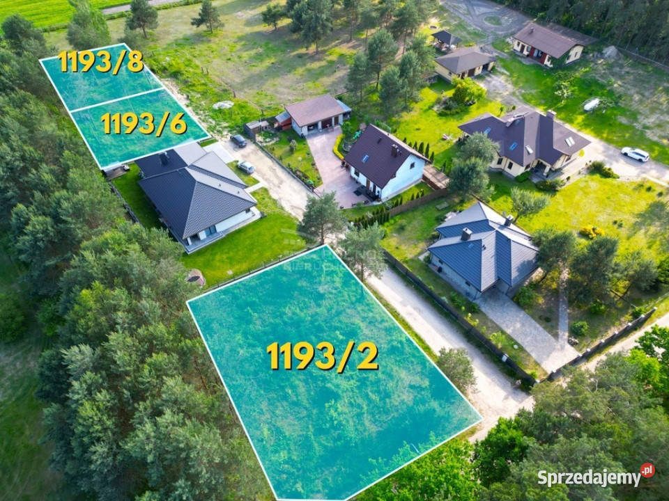 Rzeczyca 3 działki do zabudowy mieszkaniowej 23m