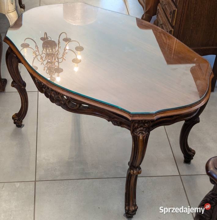 Piękny stolik ludwikowski orzech sklep Dąbrowa śląskie Dąbrowa Górnicza