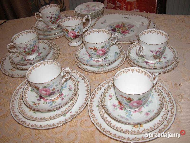 serwis fine bone china crown staffordshire Gorzów Wielkopolski