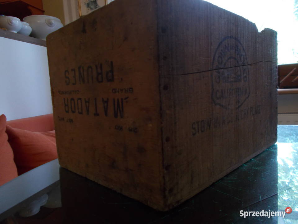 Stara Skrzynka zza OceanuLite DrewnoOryginalny Szczecin sprzedam