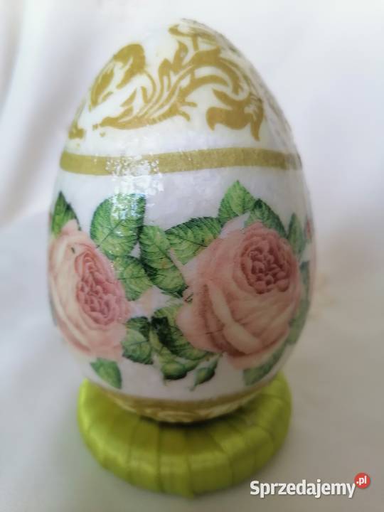 jajko pisanka róże 12 hand made okazja Sierpc