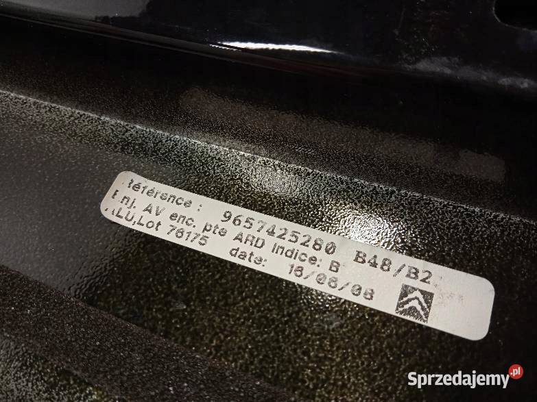 LISTWA DRZWI SŁUPKA USZCZELKA 9655484177