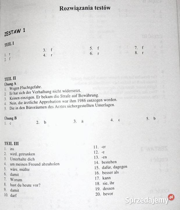 Tematy i zagadnienia maturalne niemiecki Cz 2