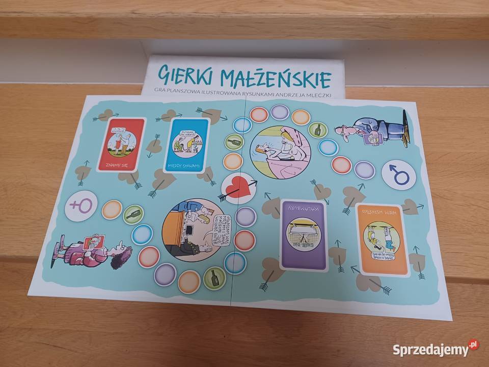 Gierki Małżeńskie Gra par z ilustr A Mleczko Kraków sprzedam