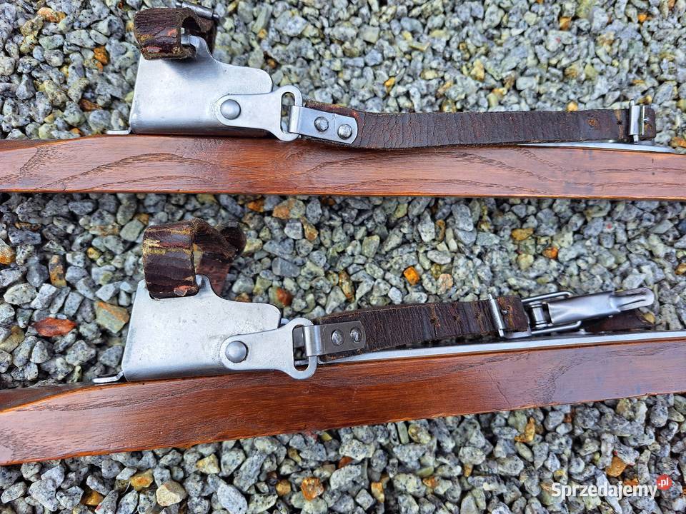 Stare drewniane narty 1918 dolnośląskie Szklarska Poręba