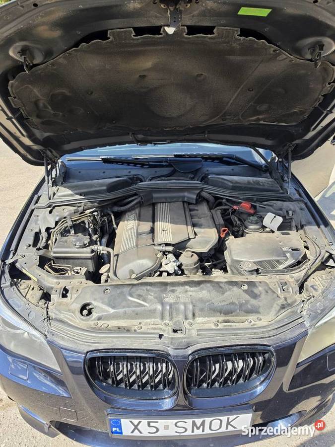 BMW E60 525i M54B25 2004 Mpakiet Shadowline Kaliska Kościerskie sprzedam