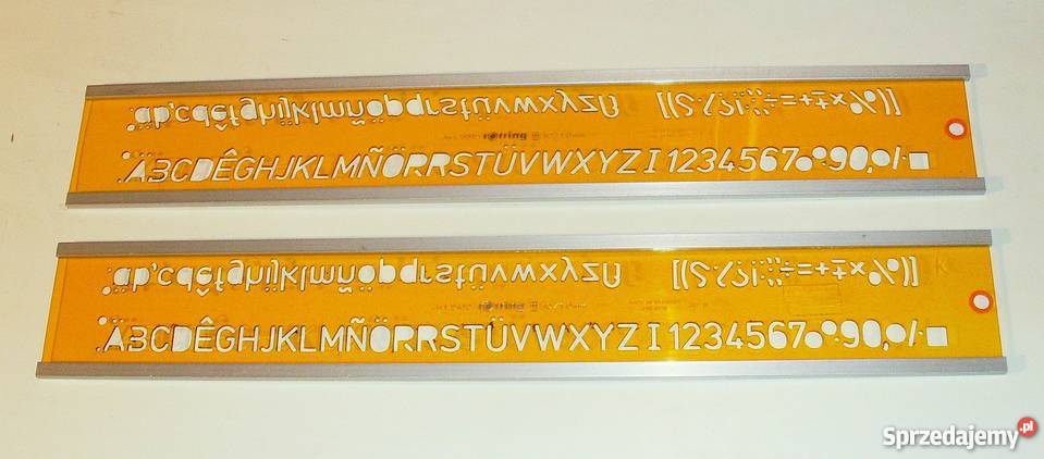 Szablony kreślarskie Rotring 25025 101 1414 202 Gliwice sprzedam