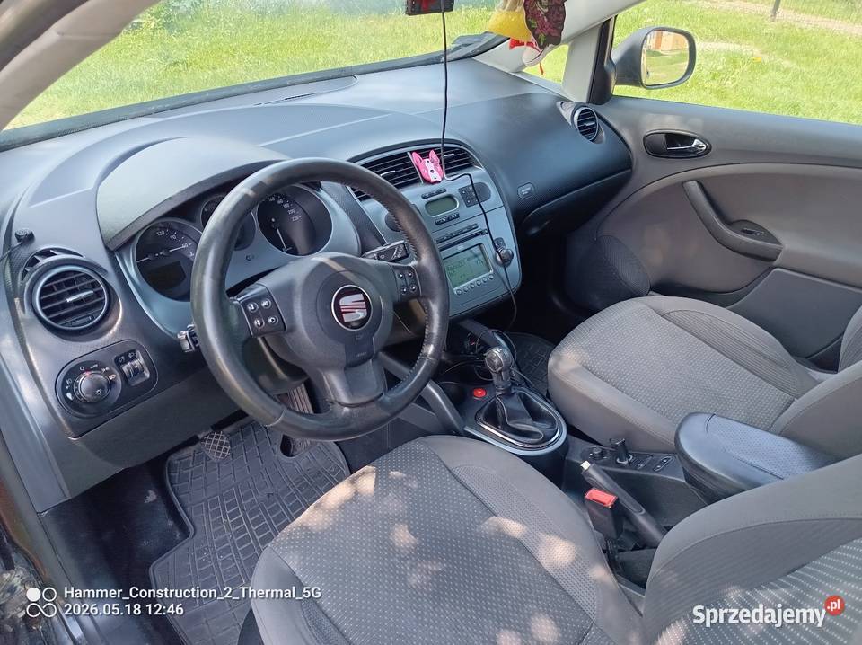 Seata Altea xl 2008r liift 19 TDI 105 długie czarny lubelskie Włodawa
