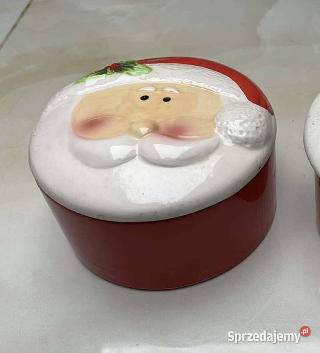 Pojemnik puzderko Mikołaj Boże Narodzenie Ozdoba Gdańsk