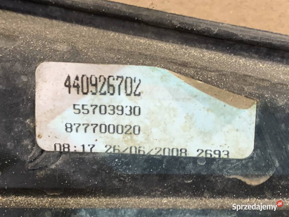Wentylator chłodnicy 55703930 opel corsa c Rok produkcji 2008