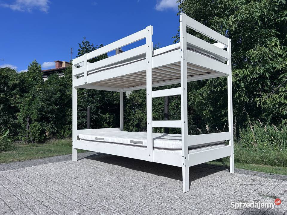 Łóżko piętrowe IKEA Mydal 2 Materace IKEA Malvik Rybnik sprzedam