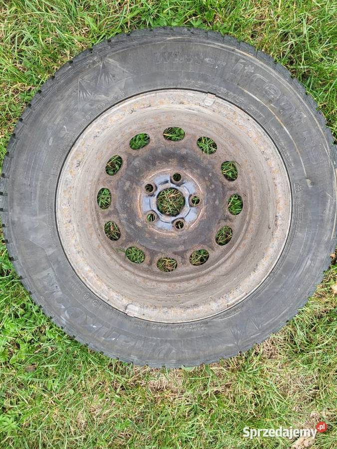 Opony zimowe z felgą HANKOOK 5x112 VW 4 kpl Tomaszów Lubelski